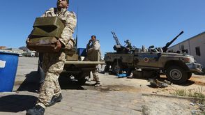 قوات في مطار طرابلس ليبيا- جيتي