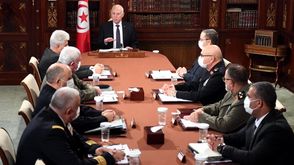 قيس سعيد  الرئيس  تونس  اجتماع  المجلس الأعلى  الجيوش  قصر قرطاج- فيسبوك