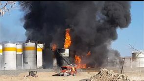 حريق في مصفاة بترول في ايران- وكالة فارس