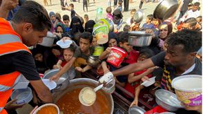 رعب وجوع في غزة - إكس