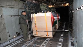 إنزال الجيش الأردني مساعدات غزة - إكس