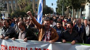 مظاهرة لمزارعي اليونان احتجاجا على الضرائب - الأناضول