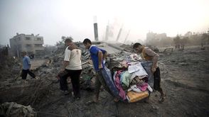 العدوان الإسرائيلي ( إسرائيل ) على قطاع غزة في حرب العصف المأكول - الجرف الصامد - أ ف ب