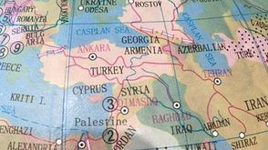 خريطة تضع اسم فلسطين