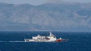 سفينة حربية تركية في بحري ايجة- جيتي