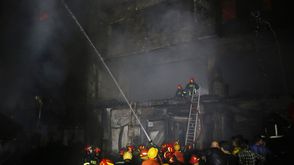 حريق في دكا- جيتي