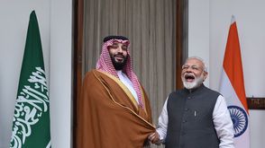 رئيس الوزراء الهندي ناريندرا مودي محمد بن سلمان الهند السعودية - جيتي