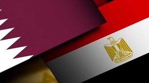 علم مصر و قطر