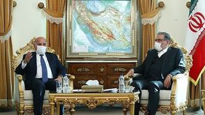 فؤاد حسين وزير خارجيةالعراق و علي شمخاني في طهران وكالة تسنيم
