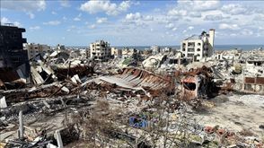 شمال غزة بعد انسحاب الجيش الاسرائيلي- الاناضول