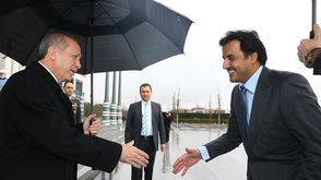 أمير قطر تميم والرئيس التركي رجب طيب أردوغان - الاناضول