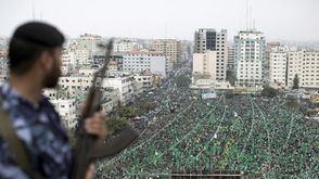 مظاهرات حماس في غزة - أ ف ب