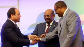 السيسي البشير السودان مصر أثيوبيا سد النهضة - أ ف ب