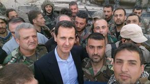 الأسد بالغوطة- تويتر