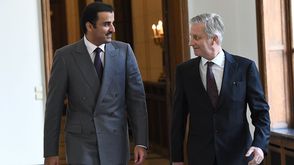 تميم أمير قطر بلجيكا - جيتي