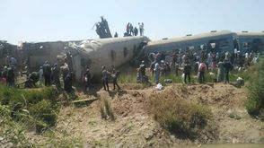 مصر  قطار  تصادم قطارين  حادث