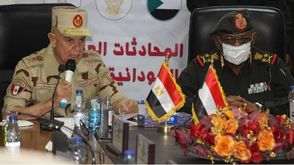 رئيس أركان حرب القوات المصرية ورئيس اركات القوات السودانية سونا