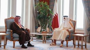 أمير قطر ووزير خارجية السعودية- الخارجية السعودية