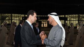 ابن زايد والأسد- الرئاسة السورية