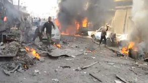 الأتارب - ريف حلب - سوق خضار - قصف جوي 25-4-2014