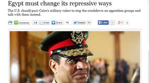 لوس انجليس تايمز على المصر تغيير اساليبها القمعية