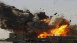 تفجير مقر إدارة المركبات العسكرية - حرستا - ريف دمشق 17-11-2013