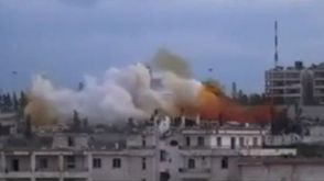 تفجير الاستخبارات الجوية في حلب سوريا - تويتر