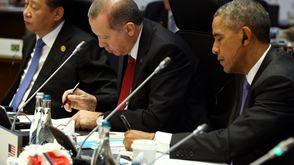 الرئيس الأمريكي باراك اوباما والرئيس التركي رجب طيب اردوغان ـ أ ف ب