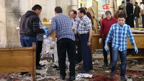 تفجير كنيسة طنطا  مصر - أ ف ب