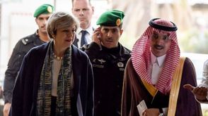 السعودية بريطانيا تيريزا ماي - أ ف ب