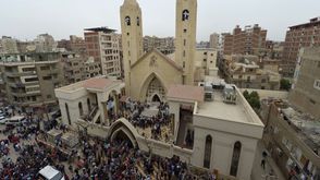 كنيسة تفجير مصر  - أ ف ب