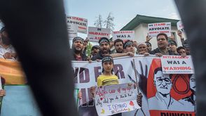 الهند احتجاجات على اغتصاب فتاة مسلمة جيتي