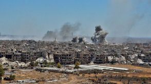 قصف مخيم اليرموك 4-2018- جيتي