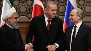 تركيا   قمة أنقرة   أردوغان  بوتين  روحاني   جيتي