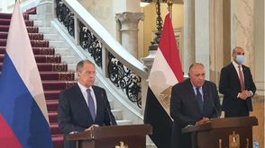 لافروف وسامح شكري- السفارة الروسية بمصر