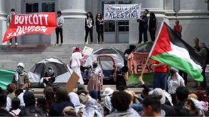 انصار فلسطين جامعة كاليفورنيا امريكا- جيتي