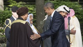 قادة الخليج وأوباما في كامب ديفيد ـ أ ف ب