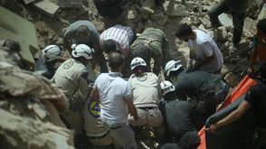 قصف بالبراميل المتفجرة على حلب - 09 قصف بالبراميل المتفجرة على حلب - الاناضول