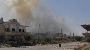 قصف النظام السوري ببراميل متفجرة - الأناضول