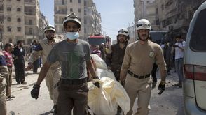 حلب- الدفاع المدني السوري- أ ف ب