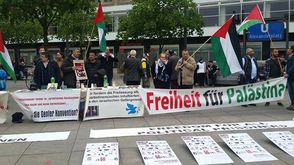 وقفة إضراب برلين ألمانيا - تضامن مع الأسرى الفلسطينيين في إسرائيل - عربي21 - (7)