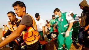 إصابات في غزة- جيتي