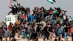 فعاليات مسيرة العودة في غزة - جيتي