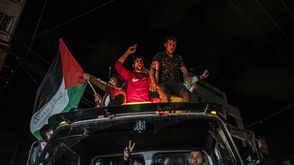 غزة احتفالات بالنصر- جيتي