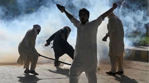 باكستان احتجاجات على اعتقال عمران خان جيتي