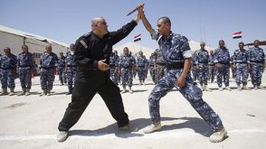 تدريب الجيش العراقي قبل عملية تحرير الموصل - أ ف ب