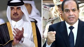 قطر مصر السيسي حمد - رويترز