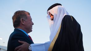 الشيخ تميم والملك عبدالله