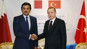قطر الأمير تميم تركيا أردوغان - أ ف ب