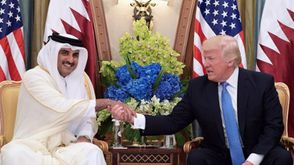 الأمير تميم قطر ترامب أمريكا - أ ف ب